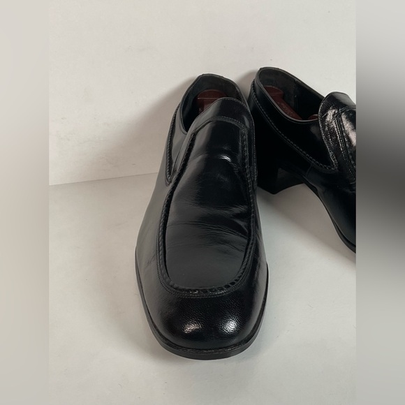 Vintage Florsheim Designer Collection | Apron Toe Loafers | 1970s | Black | 12 B main image 8